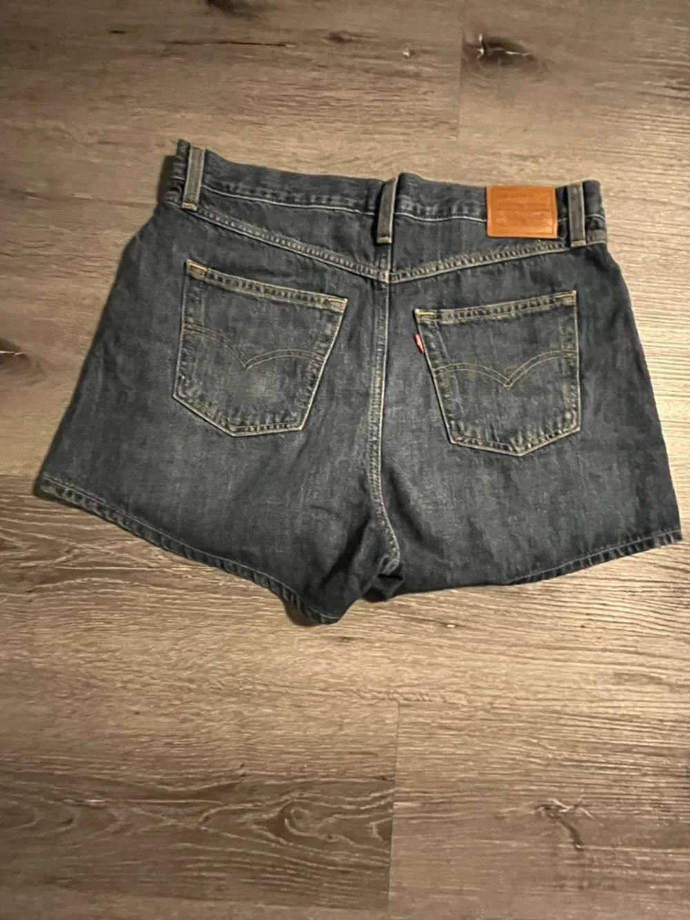 Levi's Dark Blue Denim Jean Shorts